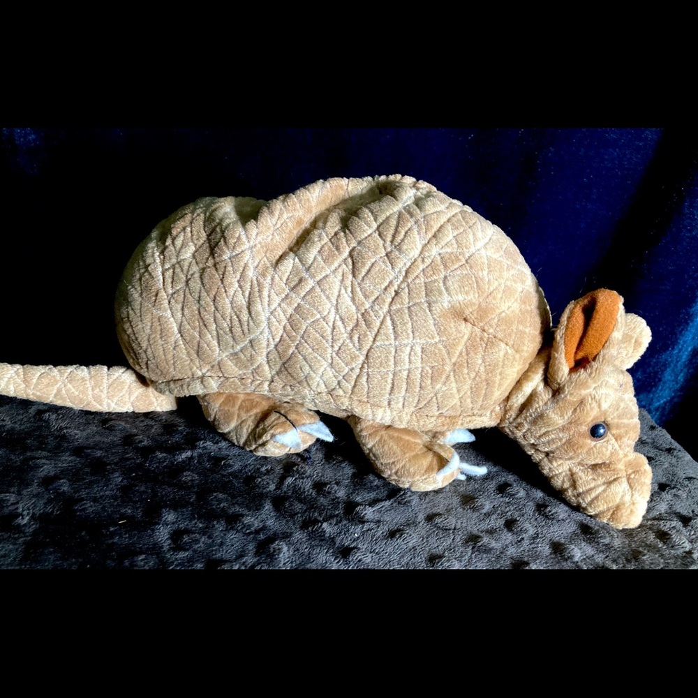 Vintage Retired Pier 1 Armadillo Bean Plush | Stuffed Animal Toy